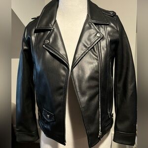 Zara gilrs pleather jacket